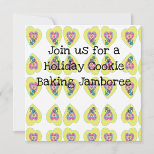 Einladung zum Holiday Cookie backen Party.