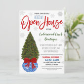 Einladung zum Holiday Open House (Stehend Vorderseite)