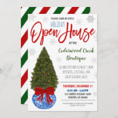 Einladung zum Holiday Open House (Vorne/Hinten)