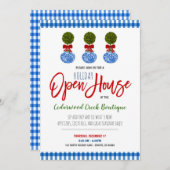 Einladung zum Holiday Open House (Vorne/Hinten)