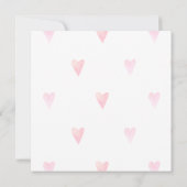 Einladung zum hübschen ersten Geburtstag Foto (Rückseite)