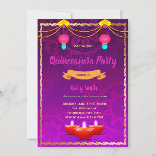 Einladung zum indischen Party