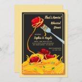 Einladung zum italienischen Abendessen (Vorne/Hinten)