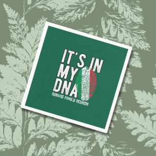 Einladung zum italienischen Familientreffen Serviette