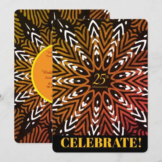 Einladung zum Jahrestag (Vorne/Hinten)