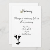 Einladung zum Jahrestag (Vorne/Hinten)