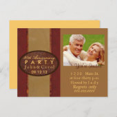 Einladung zum Jahrestag (Vorne/Hinten)