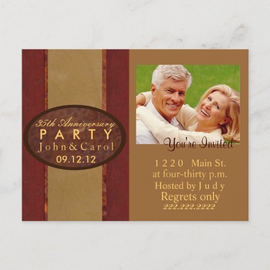 Einladung zum Jahrestag (Vorderseite)