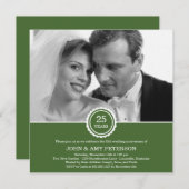 Einladung zum Jahrestag der wunderbaren Jahre (grü (Vorne/Hinten)