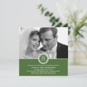 Einladung zum Jahrestag der wunderbaren Jahre (grü (Stehend Vorderseite)