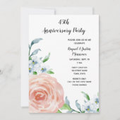 Einladung zum Jahrestag des Blumenhandels (Vorderseite)