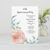 Einladung zum Jahrestag des Blumenhandels (Stehend Vorderseite)