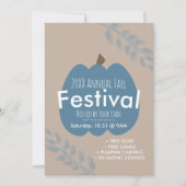 Einladung zum jährlichen Herbstfestival Pumpkin Br (Vorderseite)