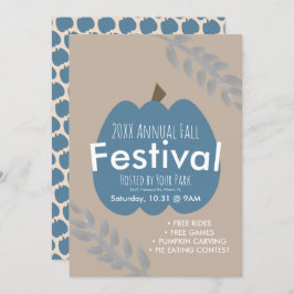 Einladung zum jährlichen Herbstfestival Pumpkin Br