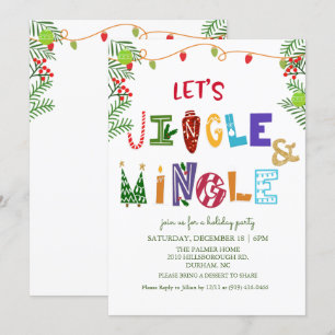Einladung zum Jingle and Mingle-Feiertag