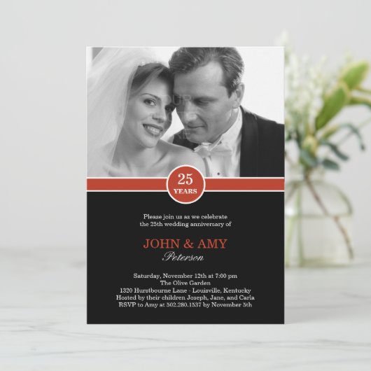 Einladung zum Jubiläum (Stehend Vorderseite)