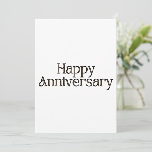 Einladung zum Jubiläum (Stehend Vorderseite)