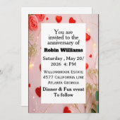 Einladung zum Jubiläum | bearbeitbar (Vorne/Hinten)