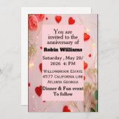 Einladung zum Jubiläum | bearbeitbar (Vorne/Hinten)