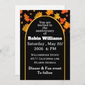 Einladung zum Jubiläum | bearbeitbar (Vorne/Hinten)