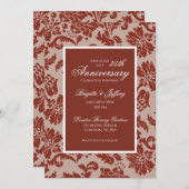 Einladung zum Jubiläum des Burgund (Vorne/Hinten)