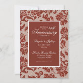 Einladung zum Jubiläum des Kupferrostdamastes (Vorderseite)