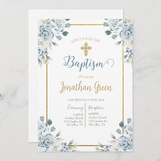 Einladung zum Jungen, (Vorne/Hinten)