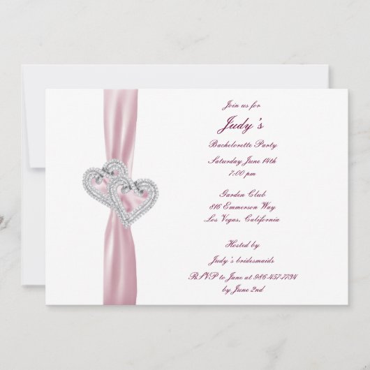 Einladung zum Junggeselinnen-Abschied von benutzer (Vorderseite)