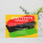 Einladung zum Jüngsten Tag der Freiheit Flag (Stehend Vorderseite)