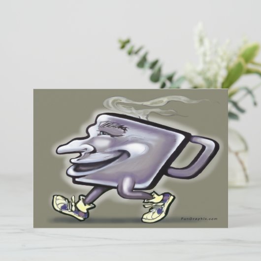 Einladung zum Kaffee (Stehend Vorderseite)