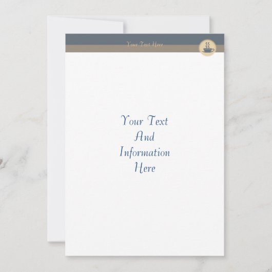 Einladung zum Kaffee (Vorderseite)