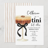 Einladung zum Kaffee-Cocktail-Geburtstag mit schwa (Vorne/Hinten)