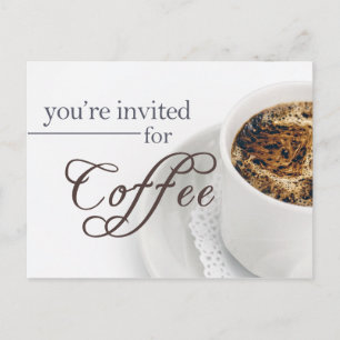 Einladung zum Kaffee (Elegant)