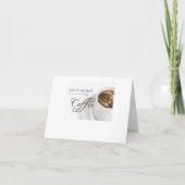 Einladung zum Kaffee (Elegant) (Rückseite)