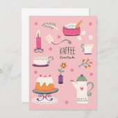 Einladung zum Kaffeklatsch (Vorne/Hinten)