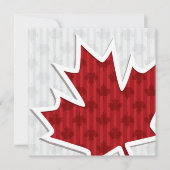 Einladung zum kanadischen Ahornblatt (Vorderseite)