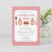 Einladung zum kanadischen Tag GRILLEN (Stehend Vorderseite)
