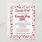 Einladung zum kanadischen Tag GRILLEN (Vorderseite)