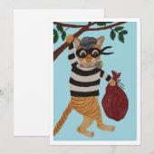 Einladung zum Katzen Einbrecher (Vorne/Hinten)