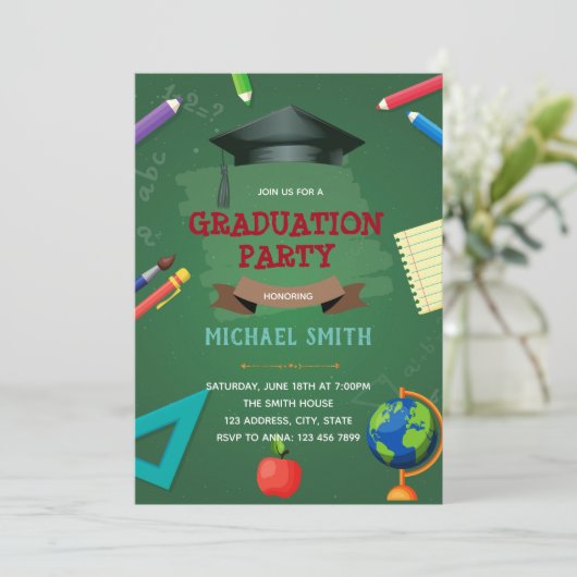 Einladung zum Kindergarten (Stehend Vorderseite)