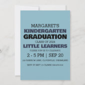 Einladung zum Kindergarten Abschluss (Rückseite)