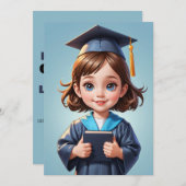 Einladung zum Kindergarten Abschluss (Vorne/Hinten)