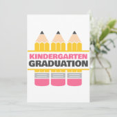 Einladung zum Kindergarten Abschluss (Stehend Vorderseite)