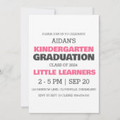 Einladung zum Kindergarten Abschluss (Rückseite)