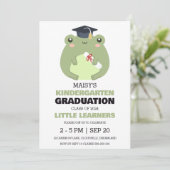 Einladung zum Kindergarten Abschluss (Stehend Vorderseite)
