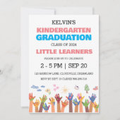 Einladung zum Kindergarten Abschluss (Vorderseite)