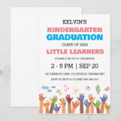 Einladung zum Kindergarten Abschluss (Vorne/Hinten)