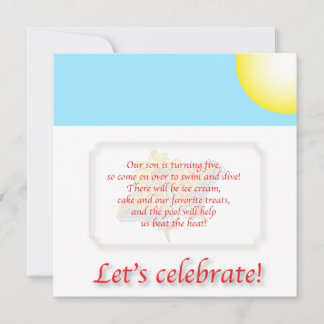 Einladung zum Kindergeburtstag