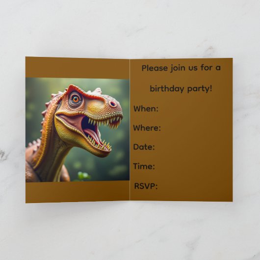 Einladung zum Kindergeburtstag (Innenseite)