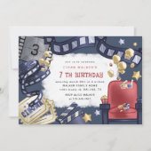 Einladung zum Kindergeburtstag der Filmabend (Vorderseite)